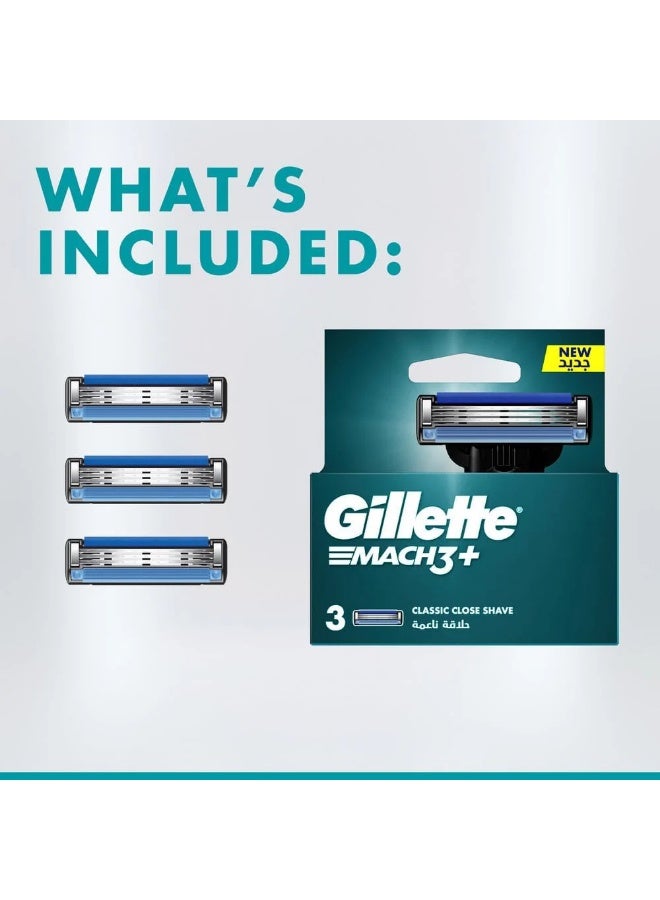 Gillette Mach3 Razor Blade Refills – 3 Cartridges | Sharp & Comfortable Shave with Triple Blade Technology - Image 5